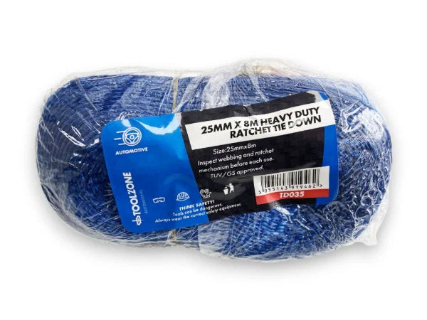 1" X 8M HEAVY DUTY RATCHET TIE DOWN
