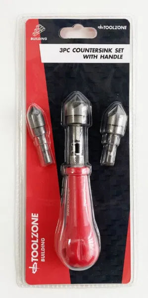 3PC COUNTERSINK WITH HANDLE