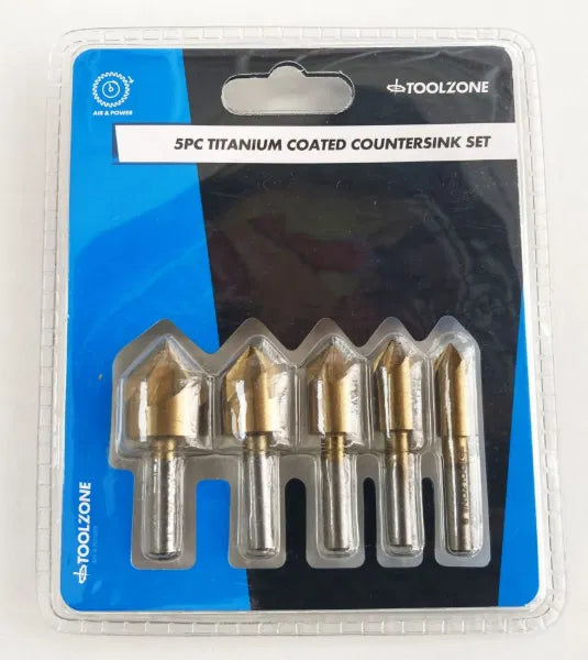 5PC Countersink Set 8-19mm