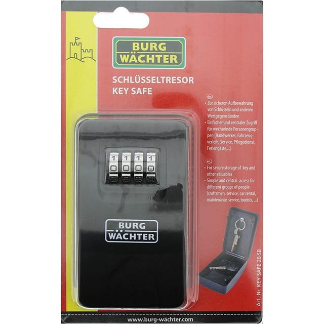 Sterling Burg Wachter Keyminder 3 Keys Max Length 12cm