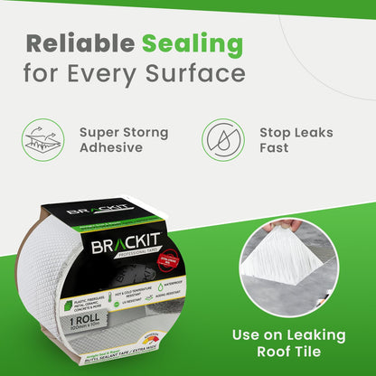 Brackit Waterproof Butyl Flashing Tape 100mm x 10m – Roof & Gutter Repair
