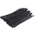 300mm x 4.8mm Black Cable Ties 100pk