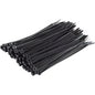 300mm x 4.8mm Black Cable Ties 100pk