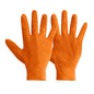 ORANGE NITRILE GLOVES 50PC PER CARTON SIZE L