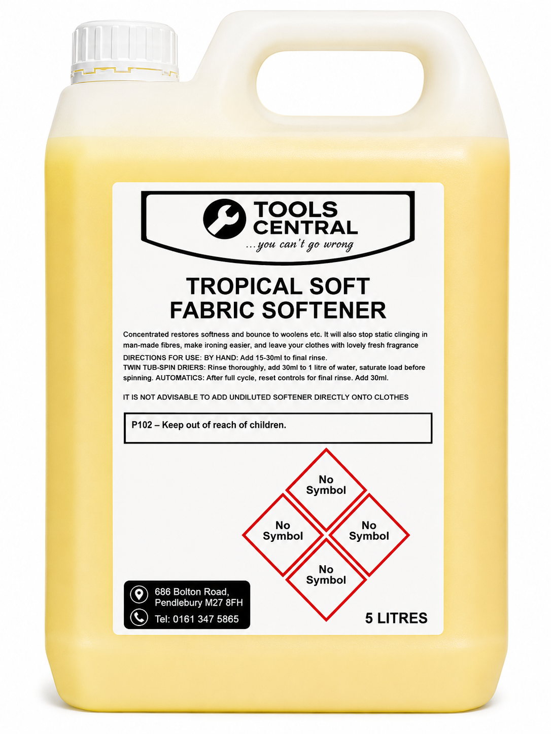 5Ltr Fabric Softner - Tropical Soft