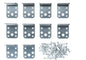 Brackit 10pc Galvanised Steel Angle Brackets 50 x 50 x 40mm + 40 Screws
