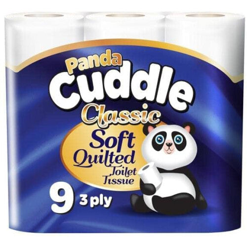 3 Ply Panda Cuddle Toilet Tissue - 9 Rolls