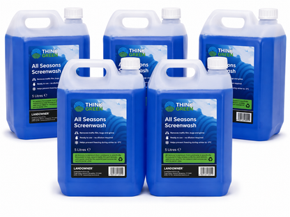 All Seasons Screenwash 5L Ready To Use Car Windscreen Washer Fluid -3°C UK