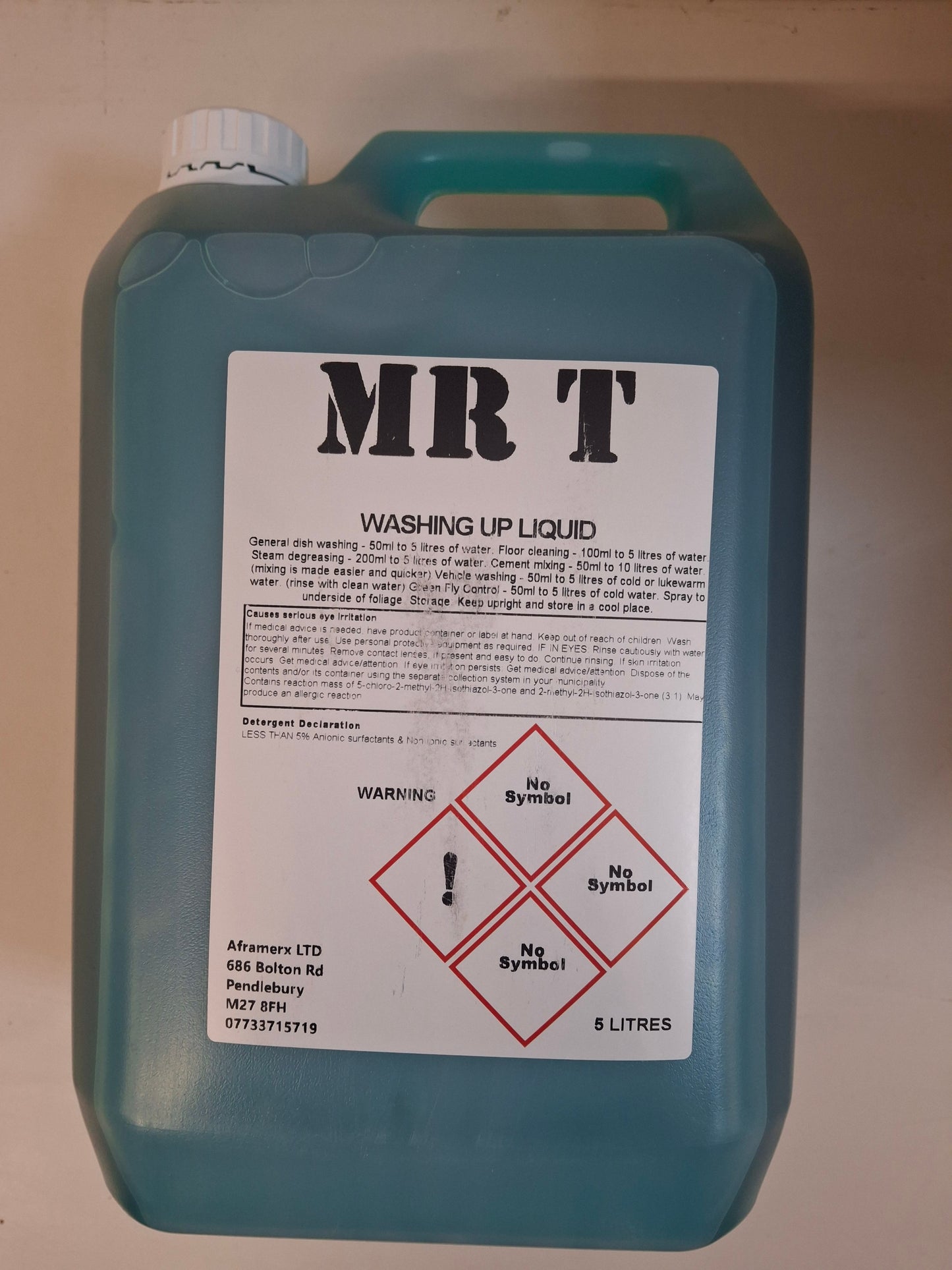 5 Ltr Washing Up Liquid