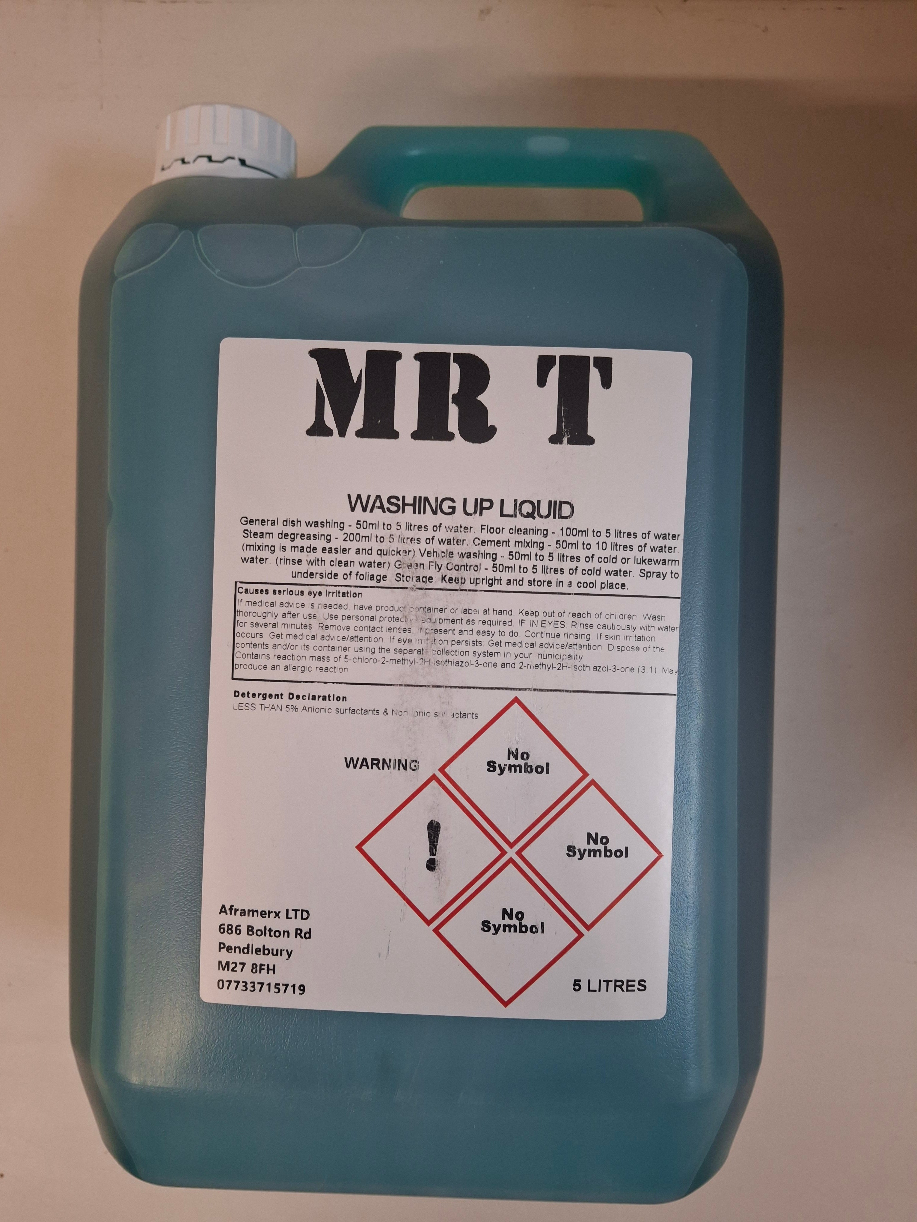 5 Ltr Washing Up Liquid